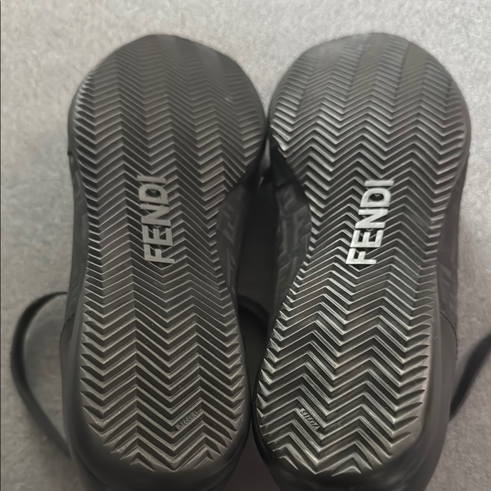 Women’s Vintage Fendi Black Sneakers - Picture 2 of 5